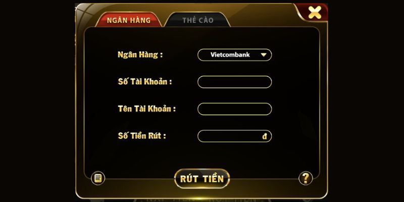  Phương thức rút tiền trên TOP88 rất dễ thực hiện